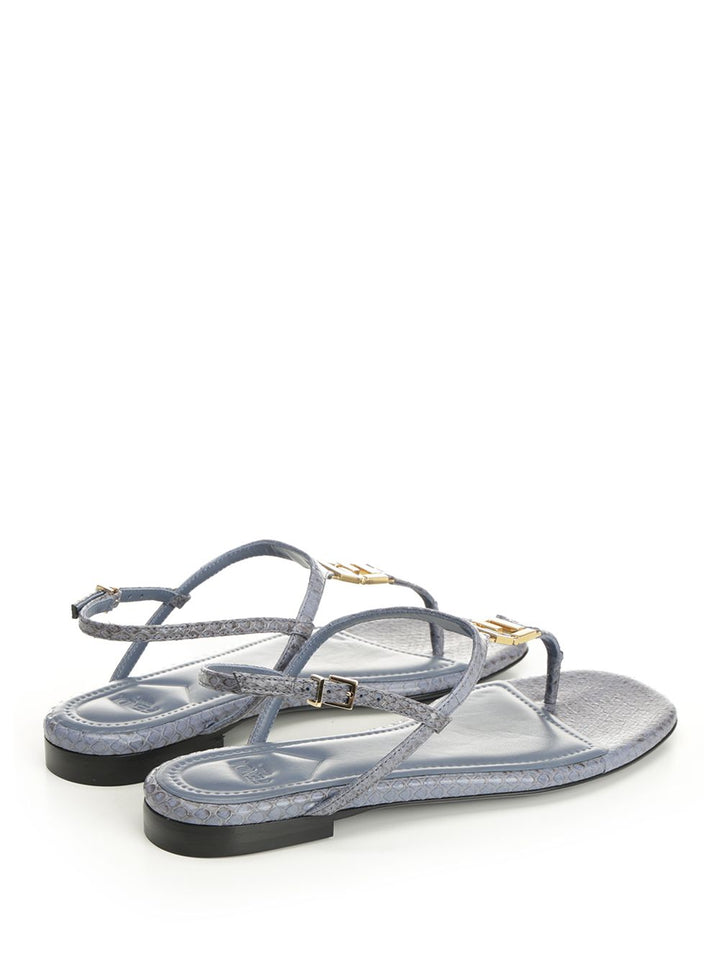 Fendi Fendi Ffold Scarpe basse - Blue | 2c1a496112aababa409475531e6406c9054cb1aa