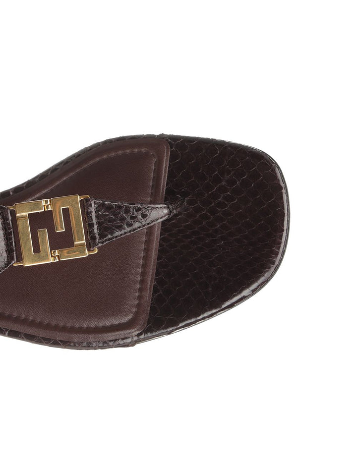 Fendi Fendi Ffold Scarpe basse - Bordeaux | a0f540d59ab5c2ea5e29ecaae6a9371c546cf5f0