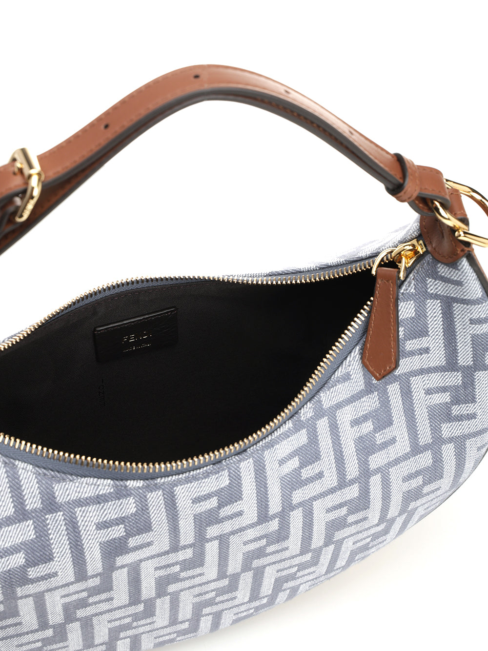 Fendi Fendigraphy" Small Hobo Bag Shoulder Bags - Blue | 473aa90ed8eafff81867297011505125cd77e8a3