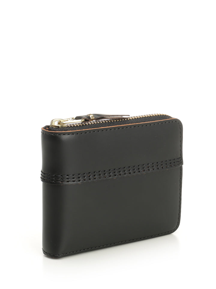 Comme Des Garcons Wallet Triplestich Small leather goods - Black | 01cb8b133d6ff844aafbe5b2b7973bf0ae58f9ae