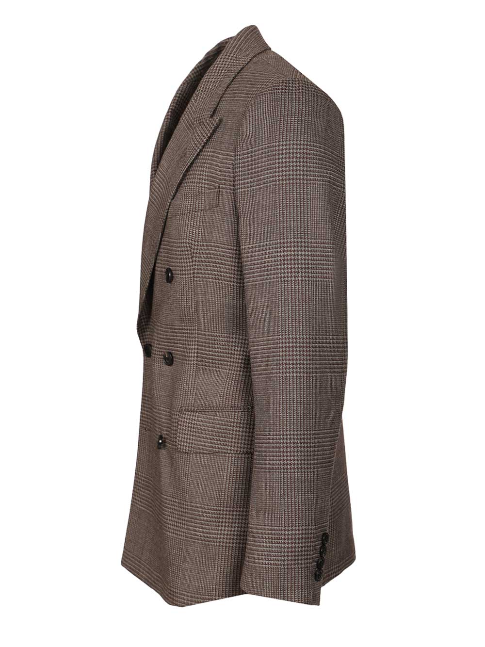 Dries Van Noten Regular Fit Double Breasted Blazer Coats - Brown | 337c971feb8fe57482403b1e4dab66b8b255ad45