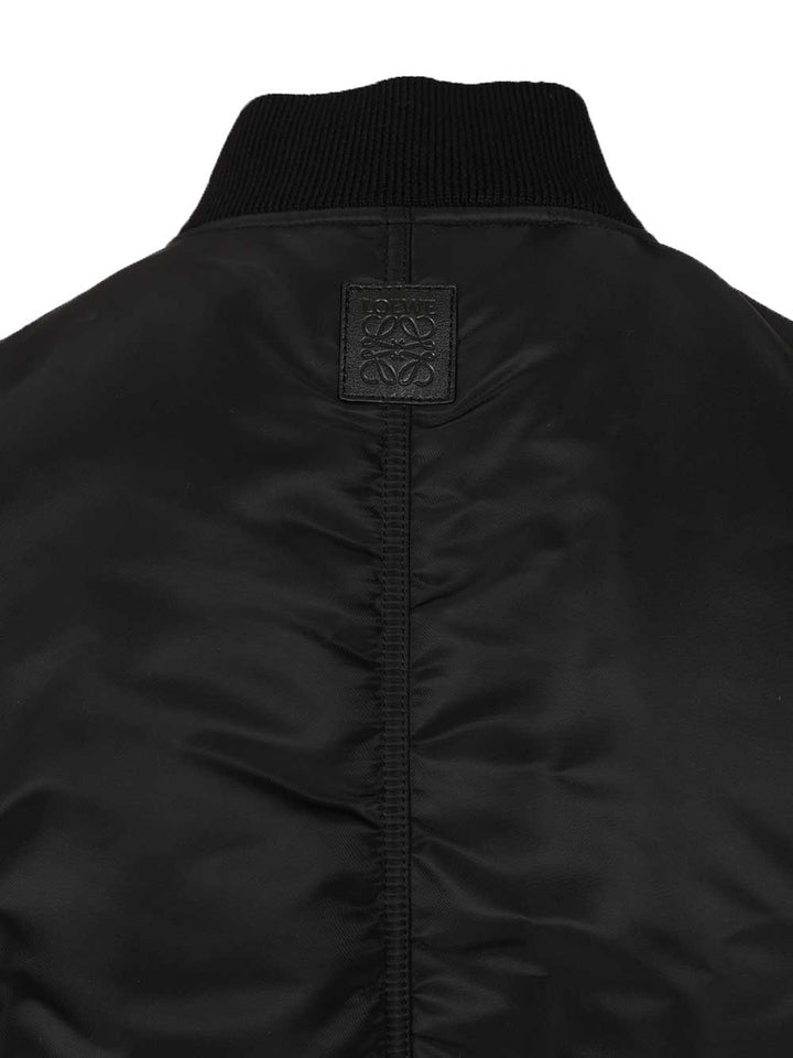 Loewe Nylon Twill Jacket Jackets - Black | 58ccdf792dc9c327e44ccec118bdd88e5d5d6674