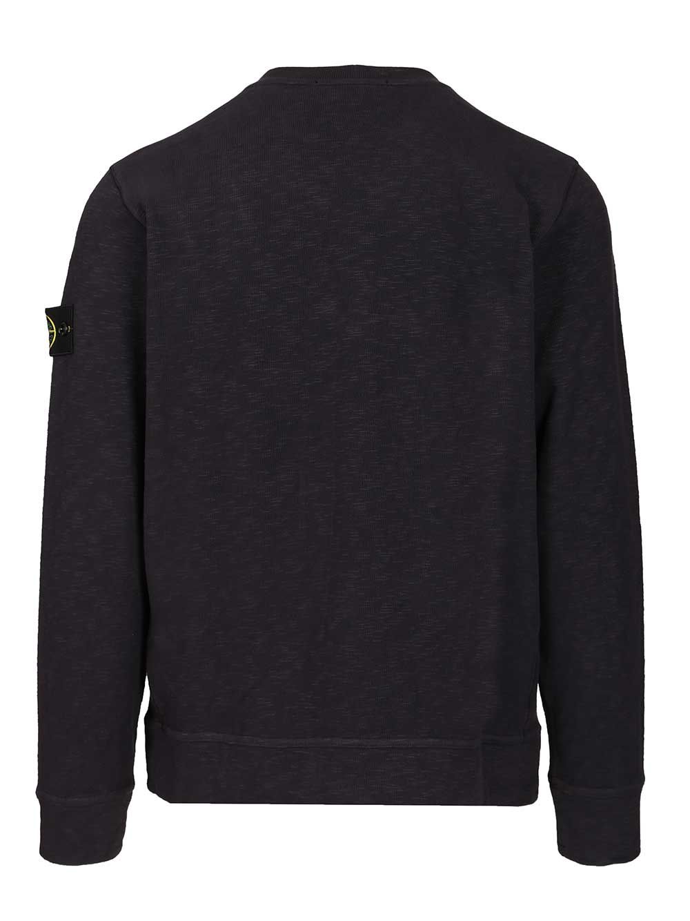 Stone Island Crewneck Sweatshirt Sweatshirts - Blue | 57850ad5fd19b53ab3ae2794b0f2bd0c67c72531