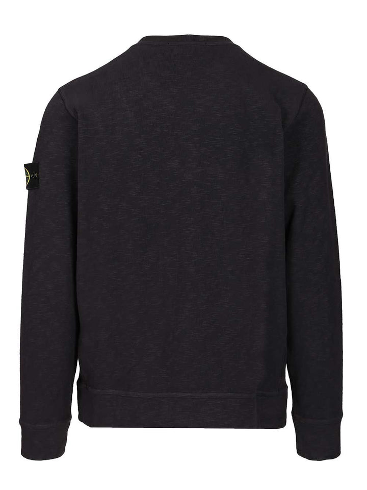 Stone Island Crewneck Sweatshirt Sweatshirts - Blue | 57850ad5fd19b53ab3ae2794b0f2bd0c67c72531