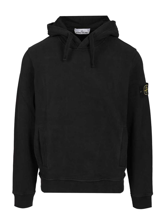 Organic Cotton Hoodie Sweatshirts Black