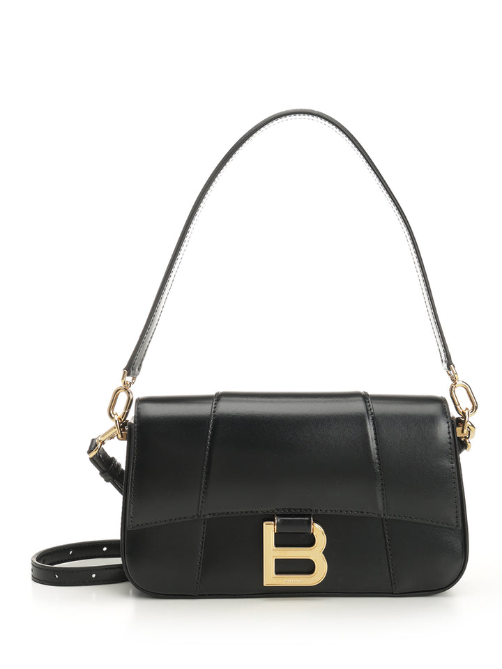 Balenciaga Hourglass Shoulder Bags - Black | 042f0c776ffbc61e2c34b4d47d4aed19a7d1e31d