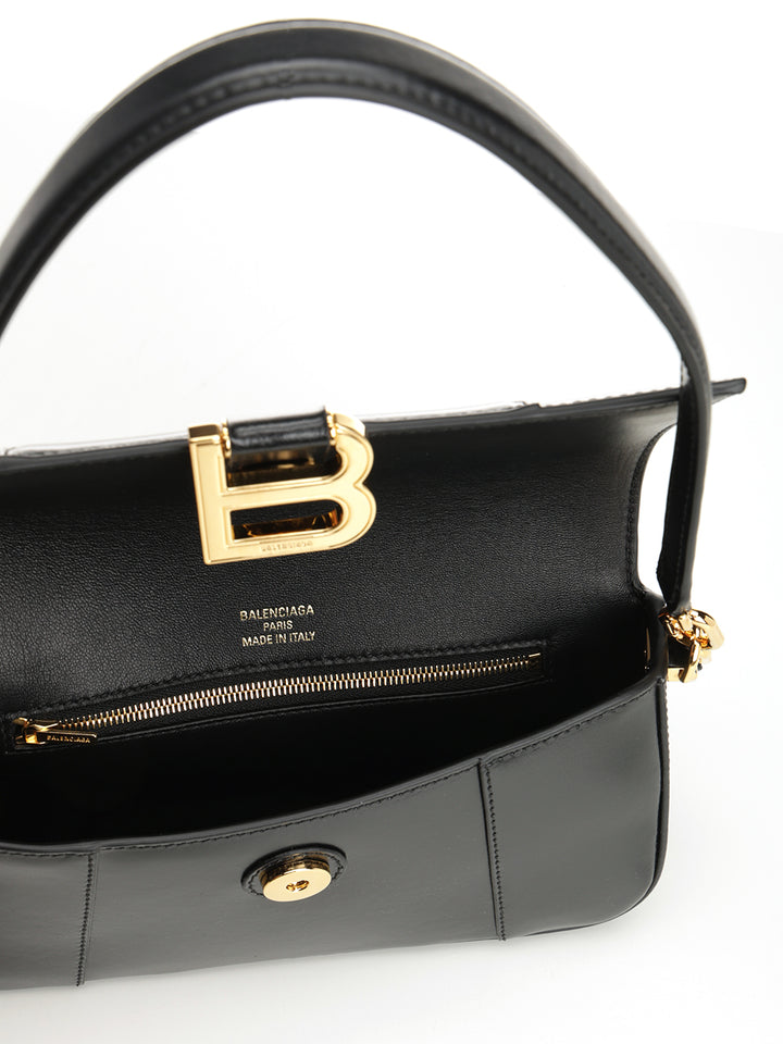 Balenciaga Hourglass Shoulder Bags - Black | c47325c14fcb1f91daaae01e526c5e459488e7bf