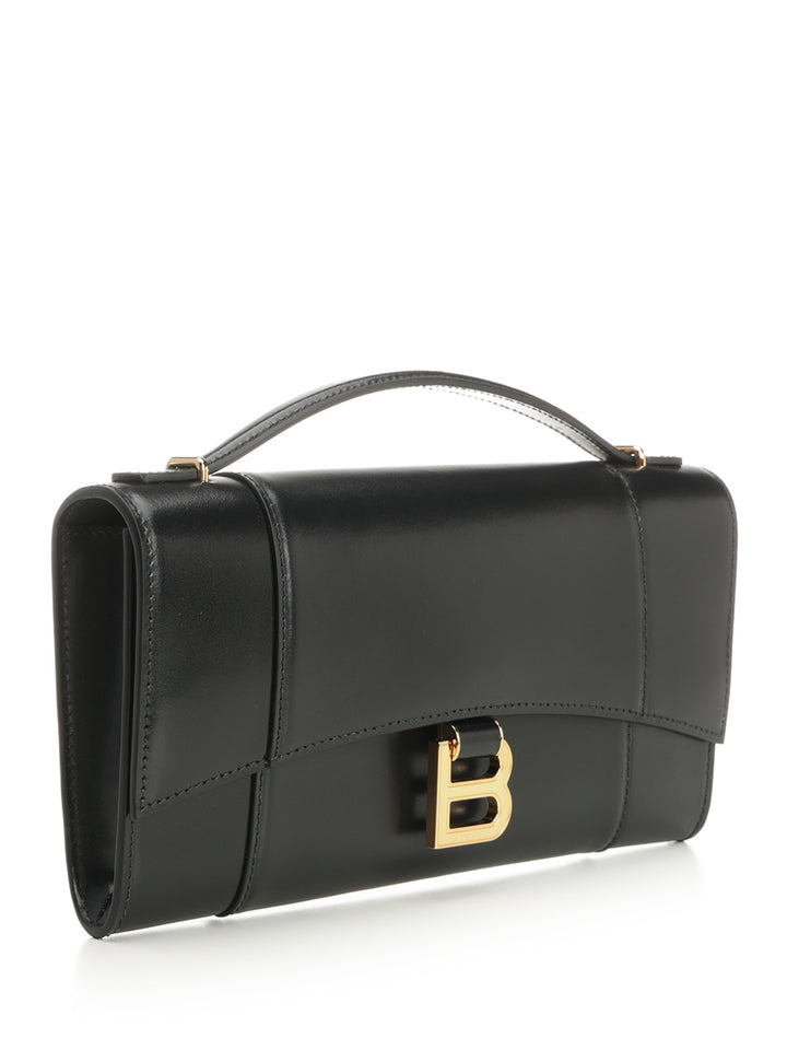 Balenciaga Hourglass Clutch Handbags - Black | 4e9f336d3428a38124fa701db80b7d25ed36a0b1