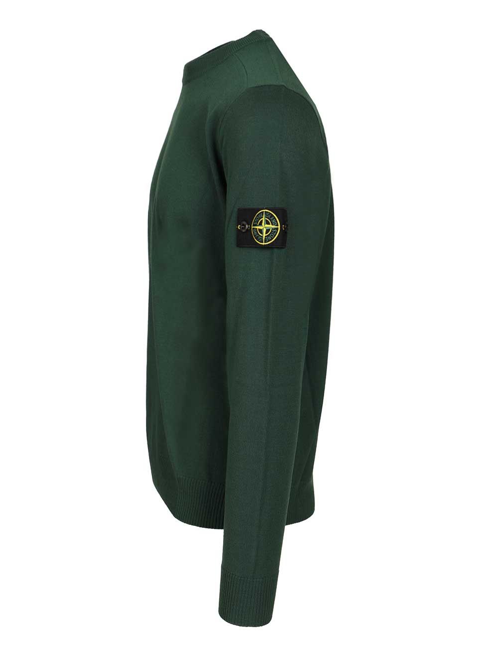 Stone Island Crew Neck Sweater Knitwear - Green | a993171daeb9bcbd495544f87a03a4db80393629