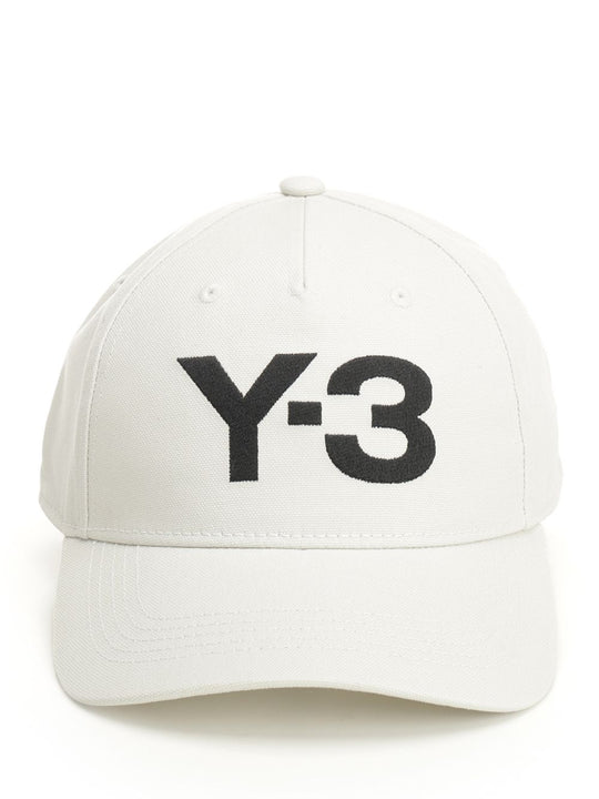 Y-3 Logo Cap Hats White