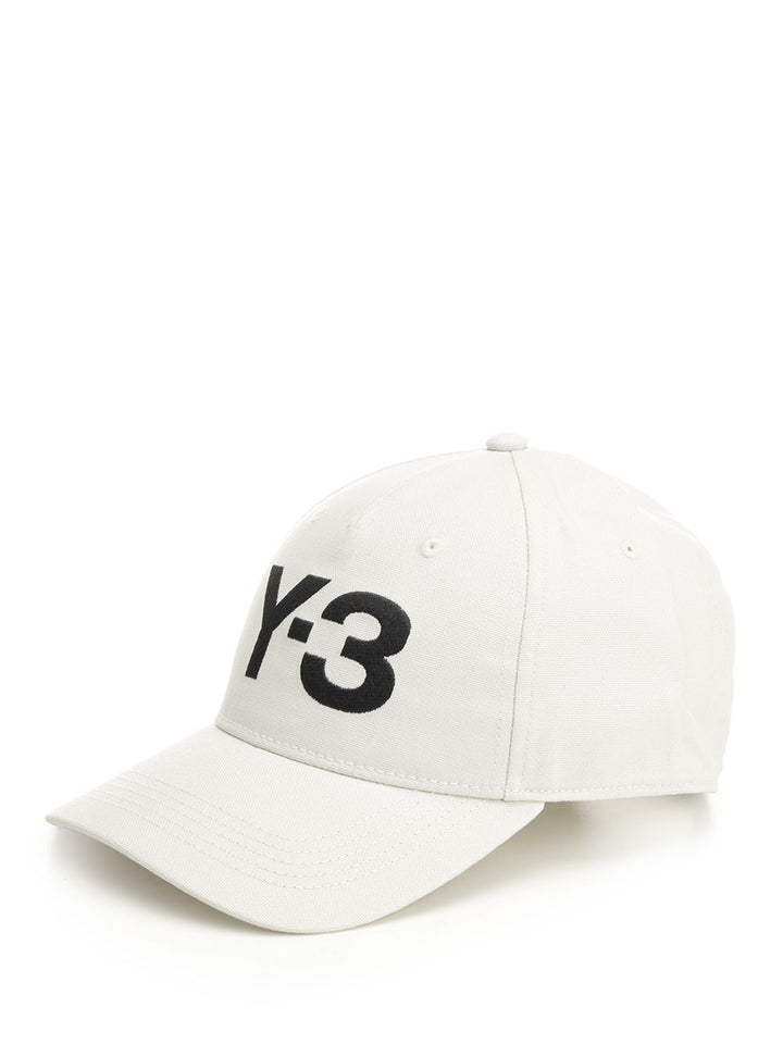 Adidas Y-3 Y-3 Logo Cap Hats - White | 1ac5d35764f9ce0259119d383ab634cb40d3b0d6