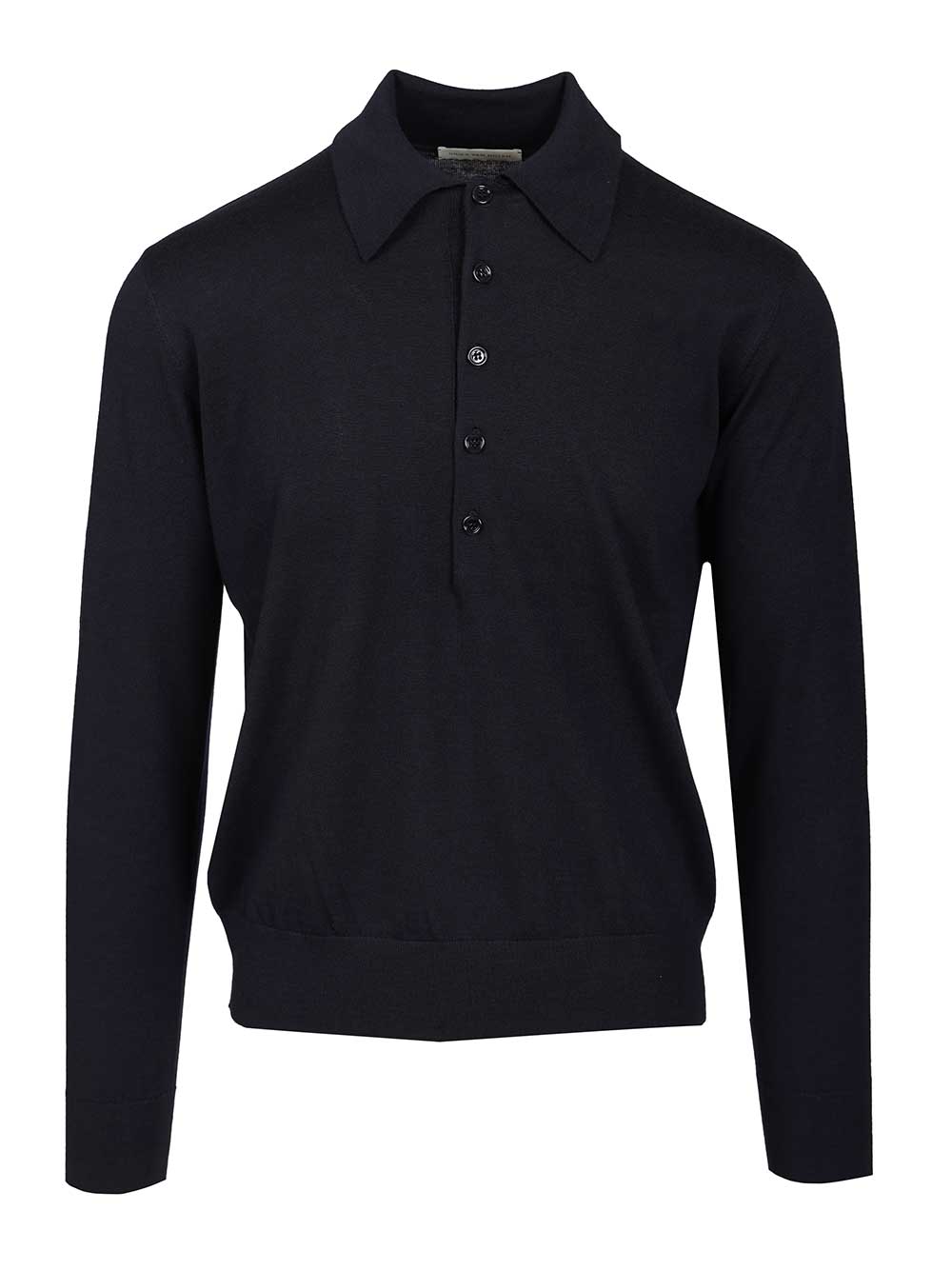 Dries Van Noten Long-Sleeved Polo shirt - Blue | ad2b4f57428f4e701ea6d8c397922075557c767b