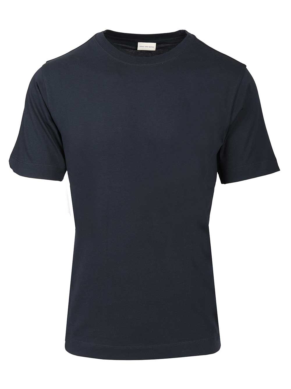 Dries Van Noten Cotton T-Shirt - Blue | 2feadf9b52252782da89b4b33686c7e1618c3ead