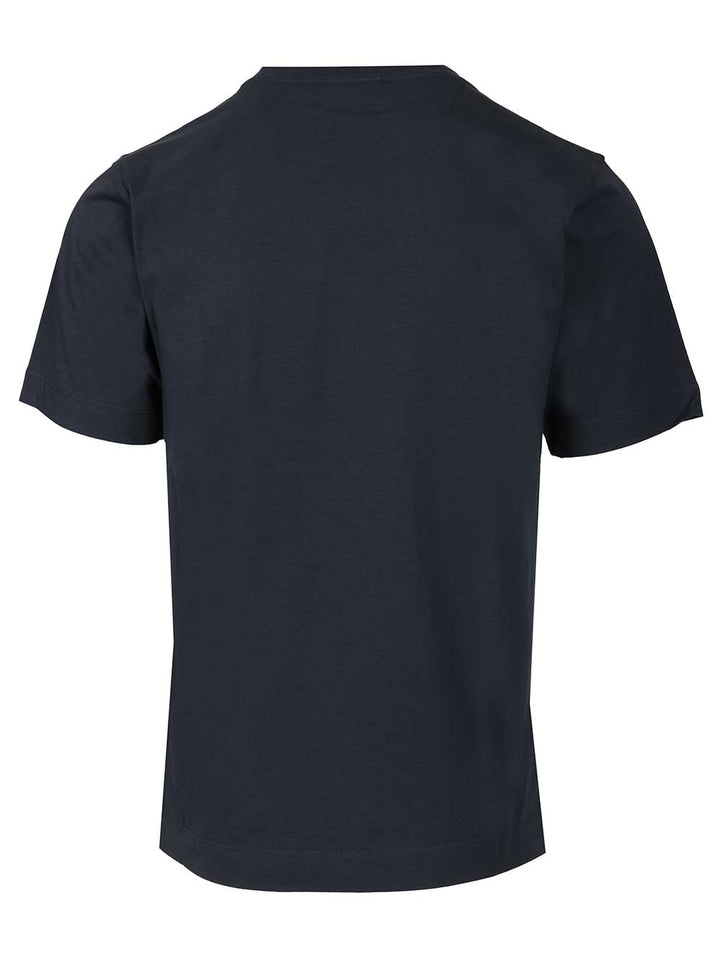 Dries Van Noten Cotton T-Shirt - Blue | 97fc8024e319aa961b290637e35ae604ed9baf13