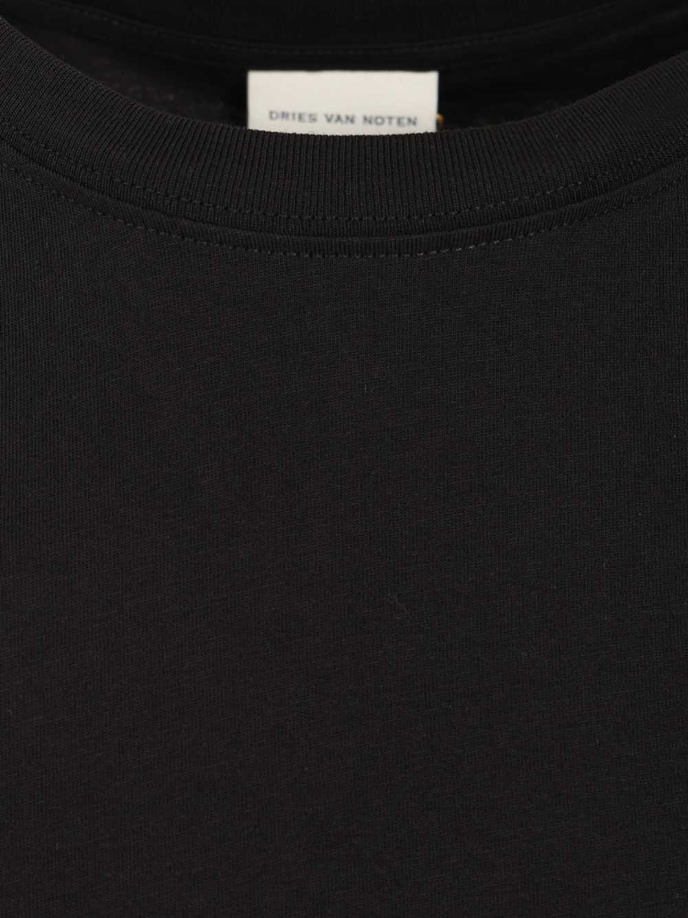 Dries Van Noten Cotton T-Shirt - Black | 55b6ecb6af6cc180977ff75c941b217a91f074e4