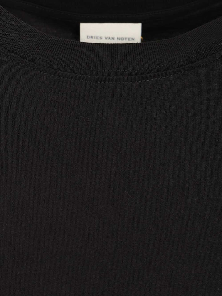 Dries Van Noten Cotton T-Shirt - Black | 55b6ecb6af6cc180977ff75c941b217a91f074e4