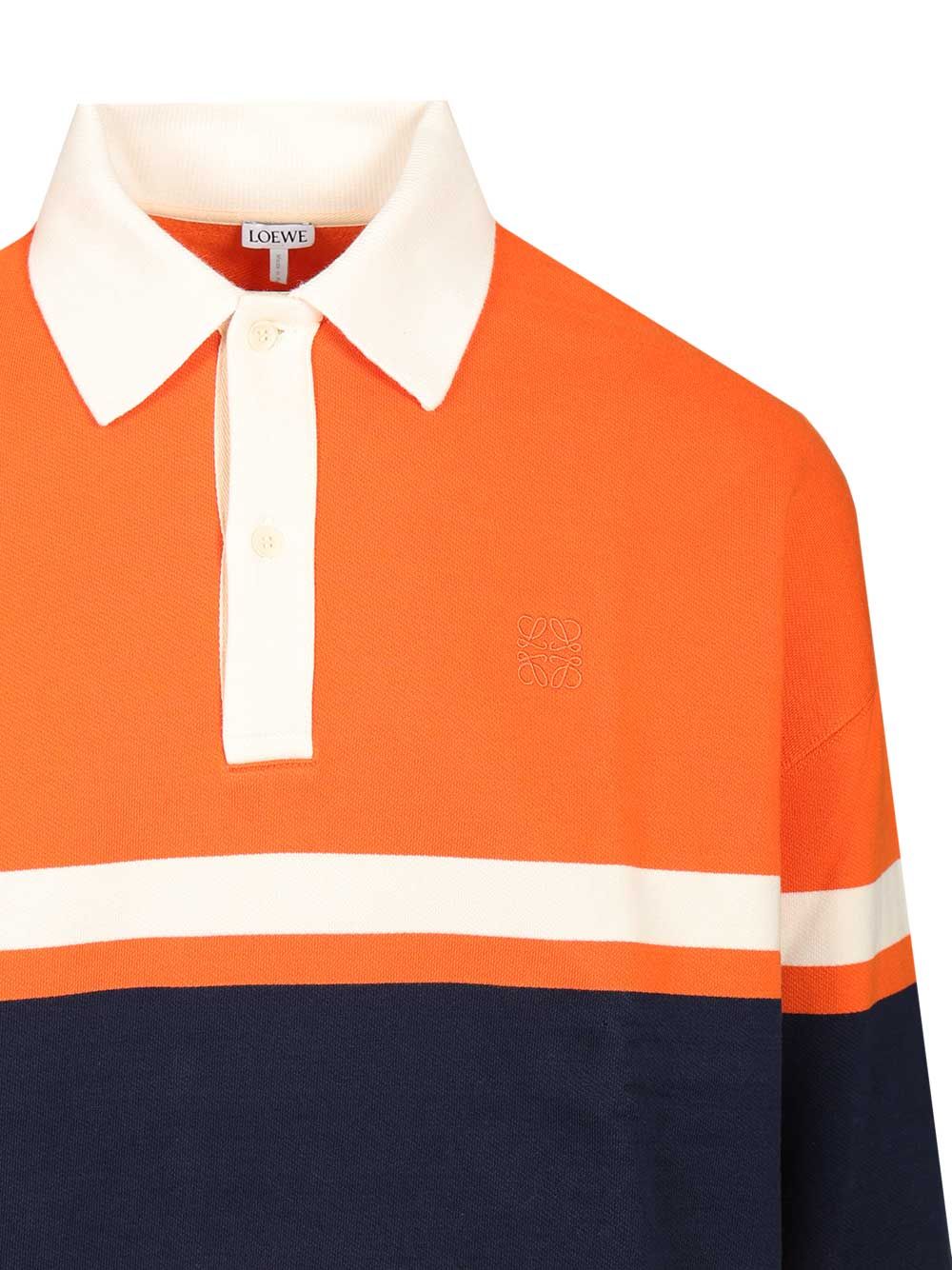 Loewe Long-Sleeved Polo shirt - Orange | 592b90eae09897de7b660048f16459b34091aa1e