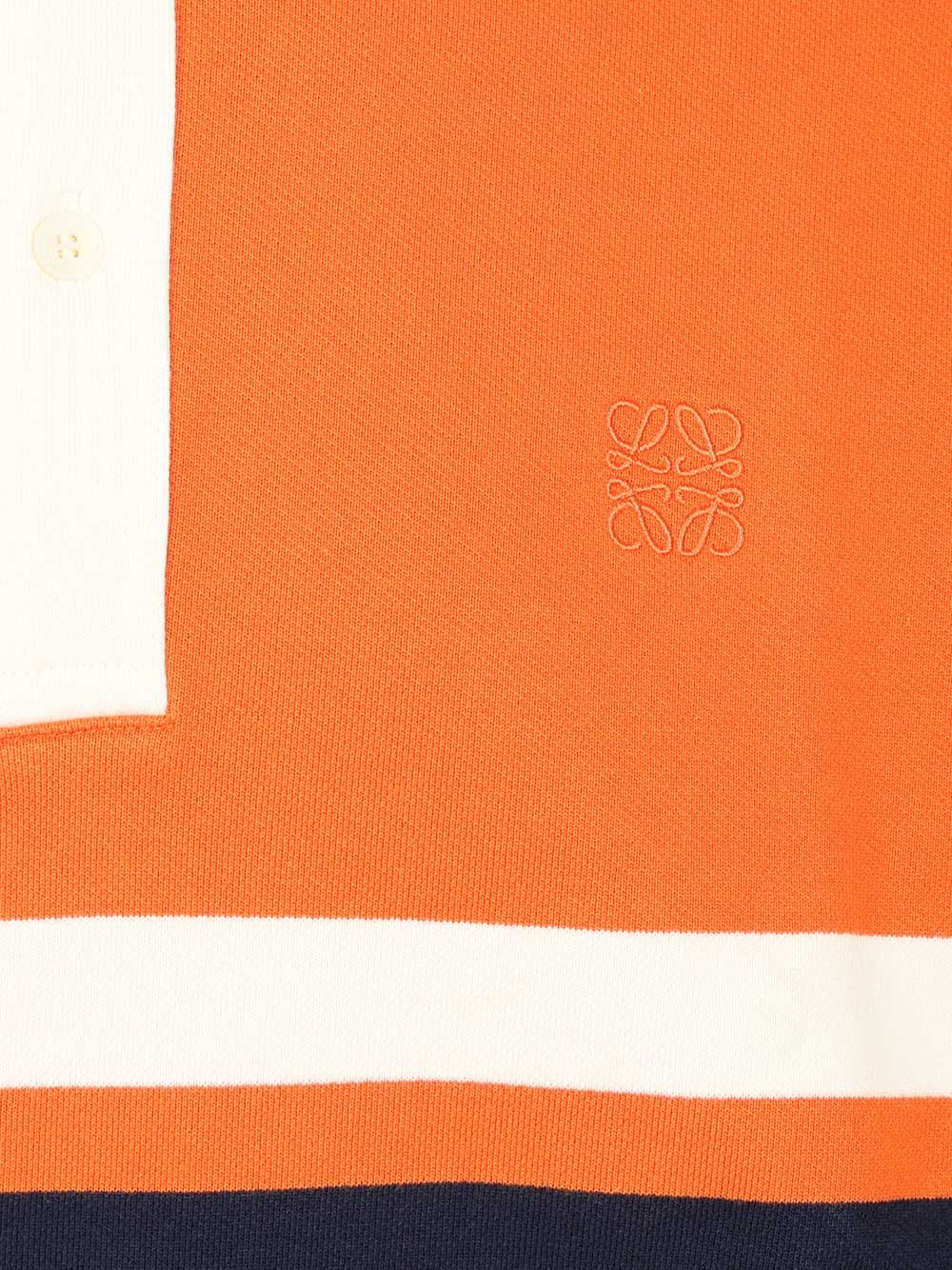 Loewe Long-Sleeved Polo shirt - Orange | 9962a990483a27d11d7d7322058d1b8c22c311c6