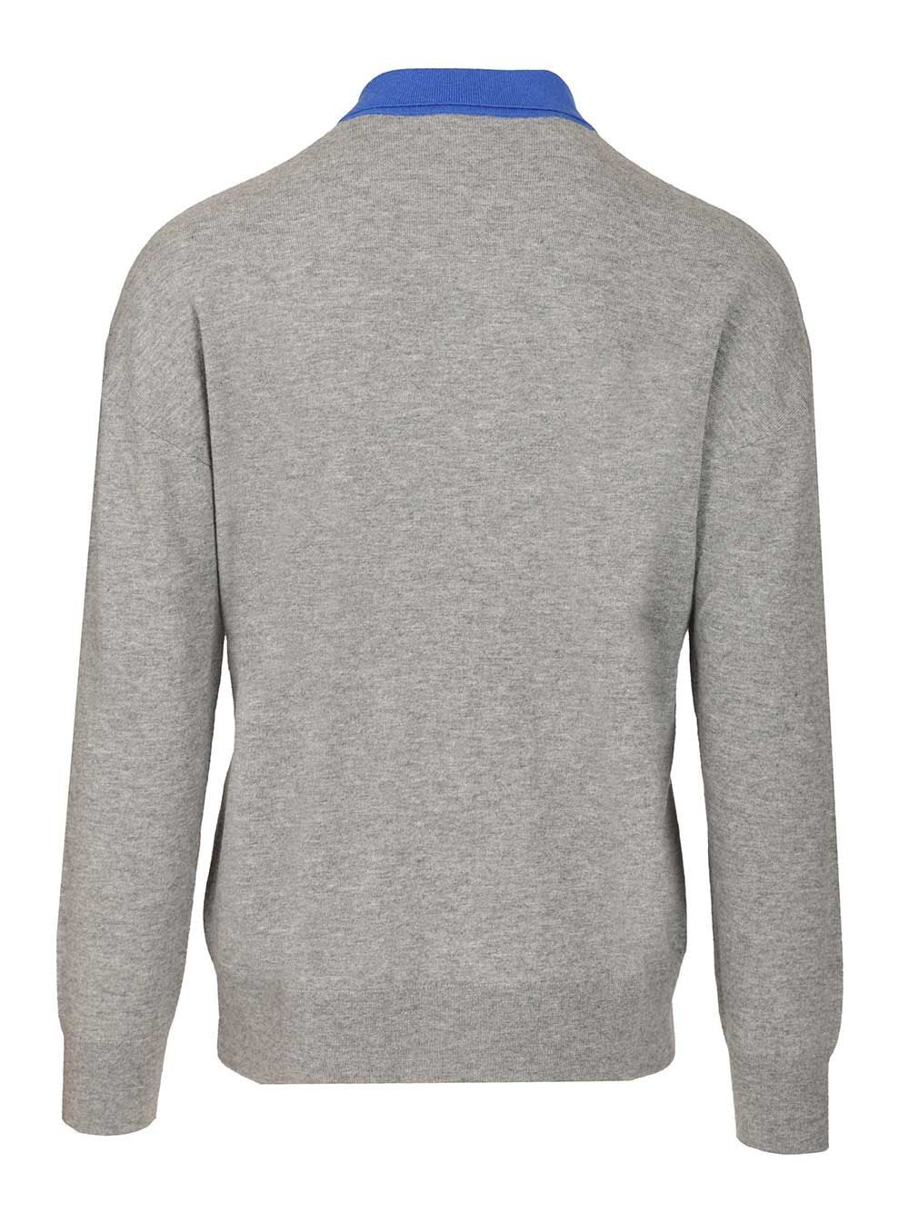 Loewe Polo Cardigan Polo shirt - Grey | dd7374aaf5e5241c38cad2497475fb467927f8fc