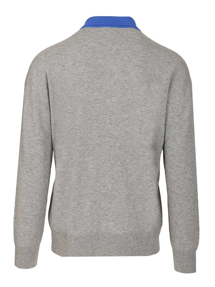 Loewe Polo Cardigan Polo shirt - Grey | dd7374aaf5e5241c38cad2497475fb467927f8fc