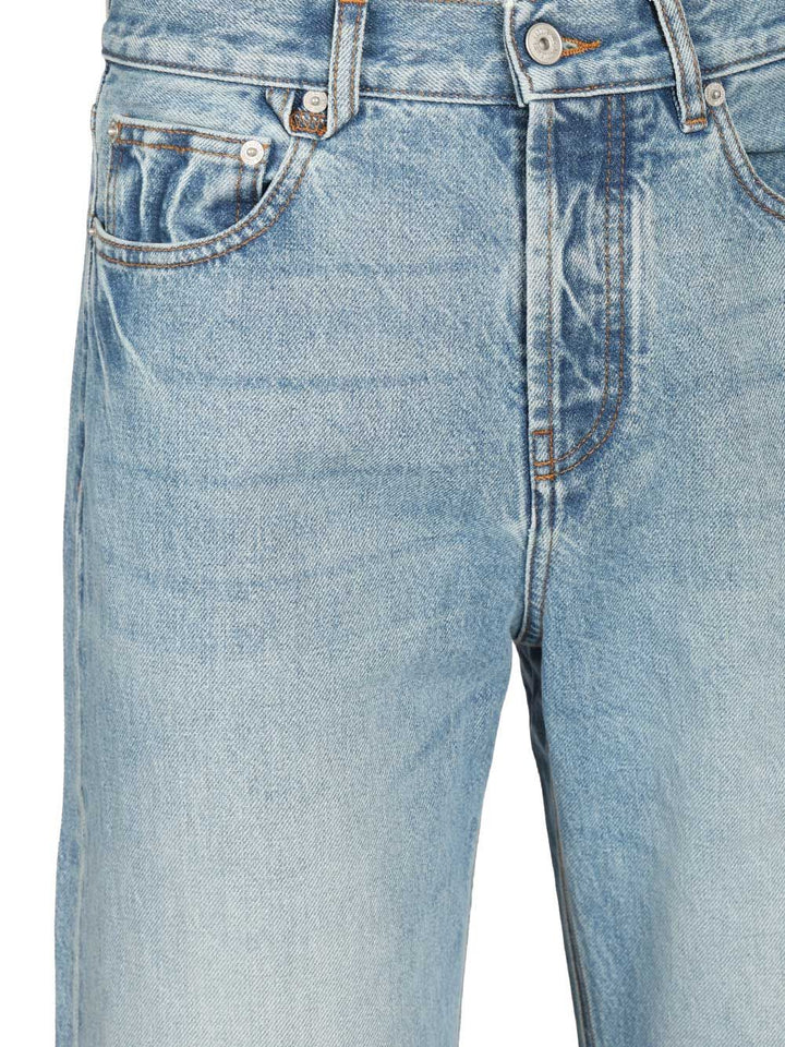 Jacquemus Straight  In De-Nîmes Denim Jeans - Light blue | e68802f7aea2e9d8171e059bf26a3909c736dd6a