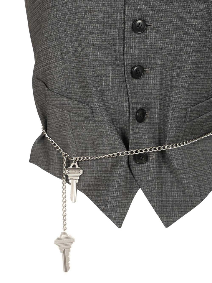 Alexander Wang Tailored Vest Jackets - Grey | 8cb119c4ac024a7b2ceb7f07cef9f3fed50c2c9d