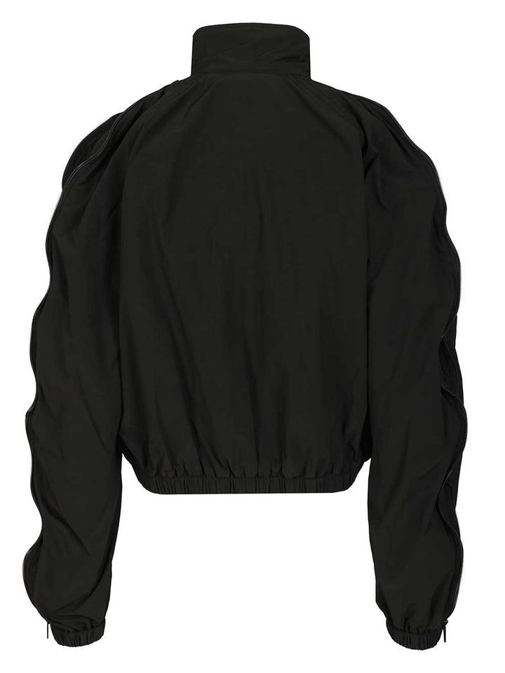Alexander Wang Oversized Tracksuit Jacket Jackets - Black | 4fe965a1f44e1ddbc6f5a32f1598d779262cb1a2