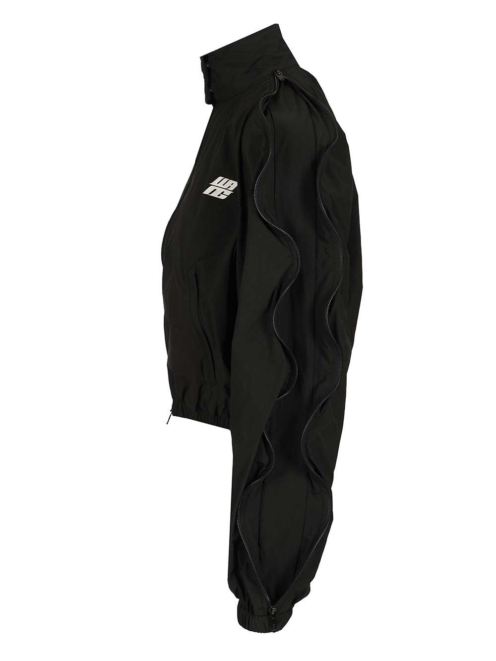 Alexander Wang Oversized Tracksuit Jacket Jackets - Black | cf33f4acec2f7101672407231157ab0d5bf4a9cf