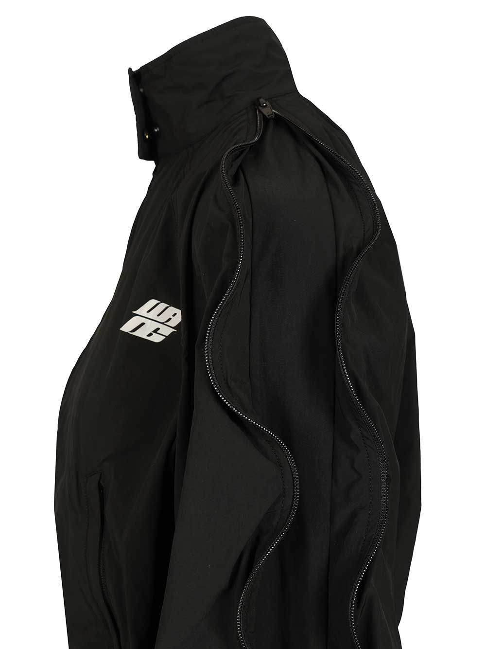 Alexander Wang Oversized Tracksuit Jacket Jackets - Black | 692e14e2f9fe13f821105432e44a4da0aad76590