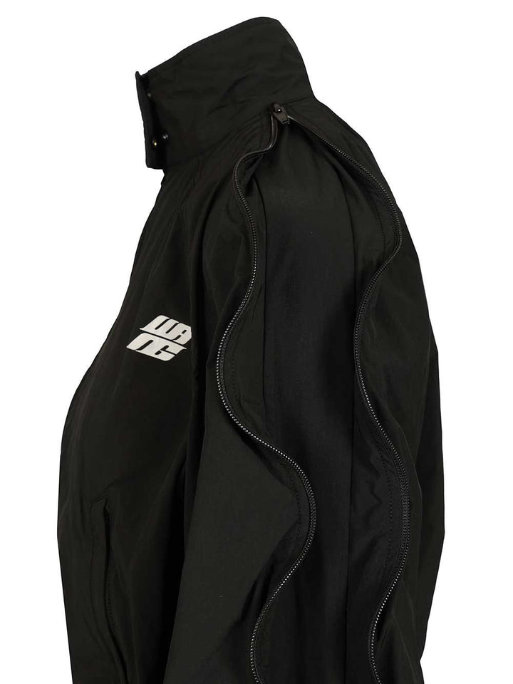 Alexander Wang Oversized Tracksuit Jacket Jackets - Black | 692e14e2f9fe13f821105432e44a4da0aad76590