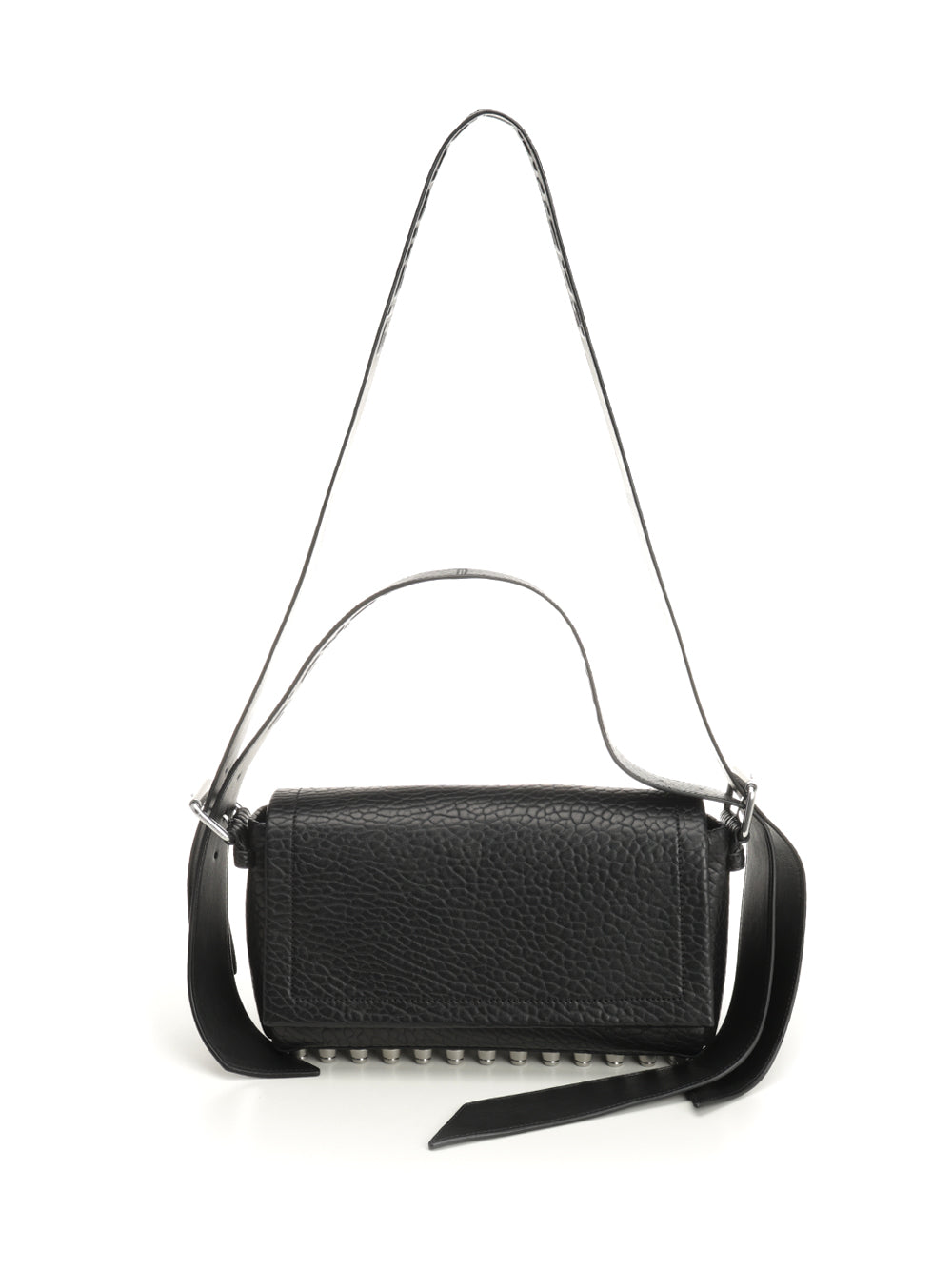 Alexander Wang Ricco Medium Flap Bag Crossbody Bags - Black | a5cef576abd4410dd338c218b831ba6fff0d0392