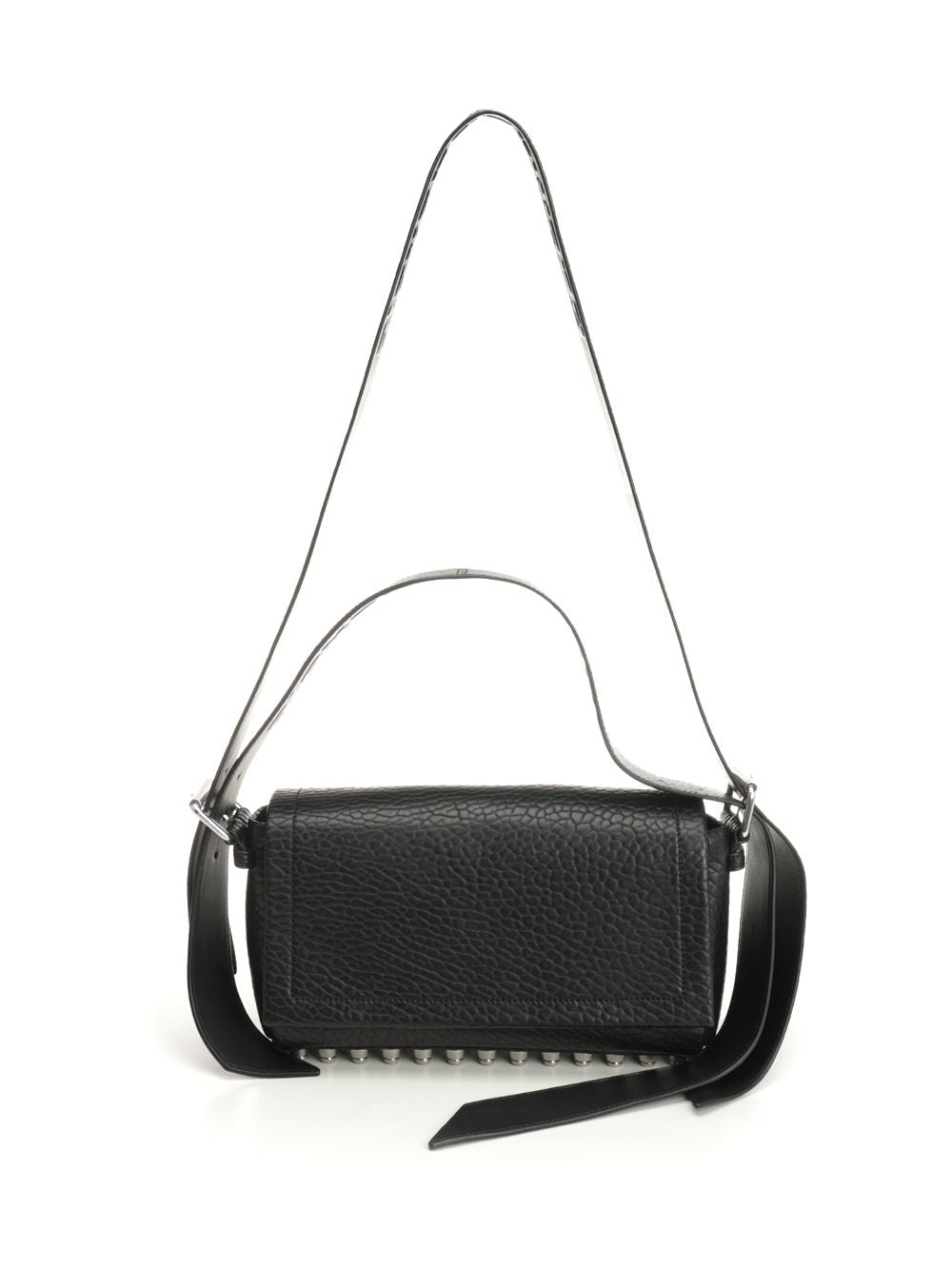 Alexander Wang Ricco Medium Flap Bag Crossbody Bags - Black | b6e745a8044650d70e4f8da8dbea41f00a608366