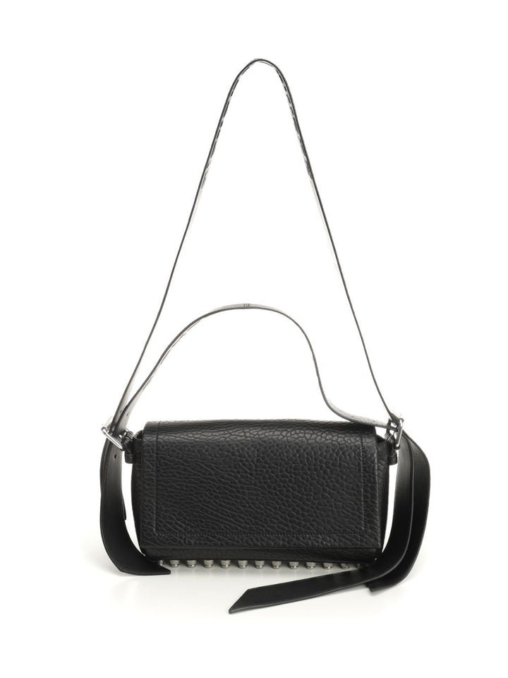 Alexander Wang Ricco Medium Flap Bag Crossbody Bags - Black | b6e745a8044650d70e4f8da8dbea41f00a608366