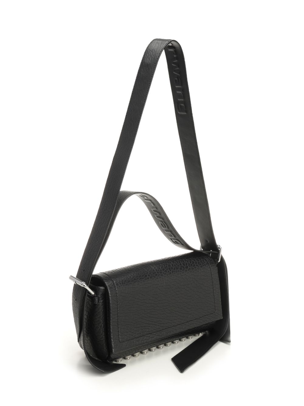Alexander Wang Ricco Medium Flap Bag Crossbody Bags - Black | e6a649723d62172246ee3ca76cf7fa412919ac3a