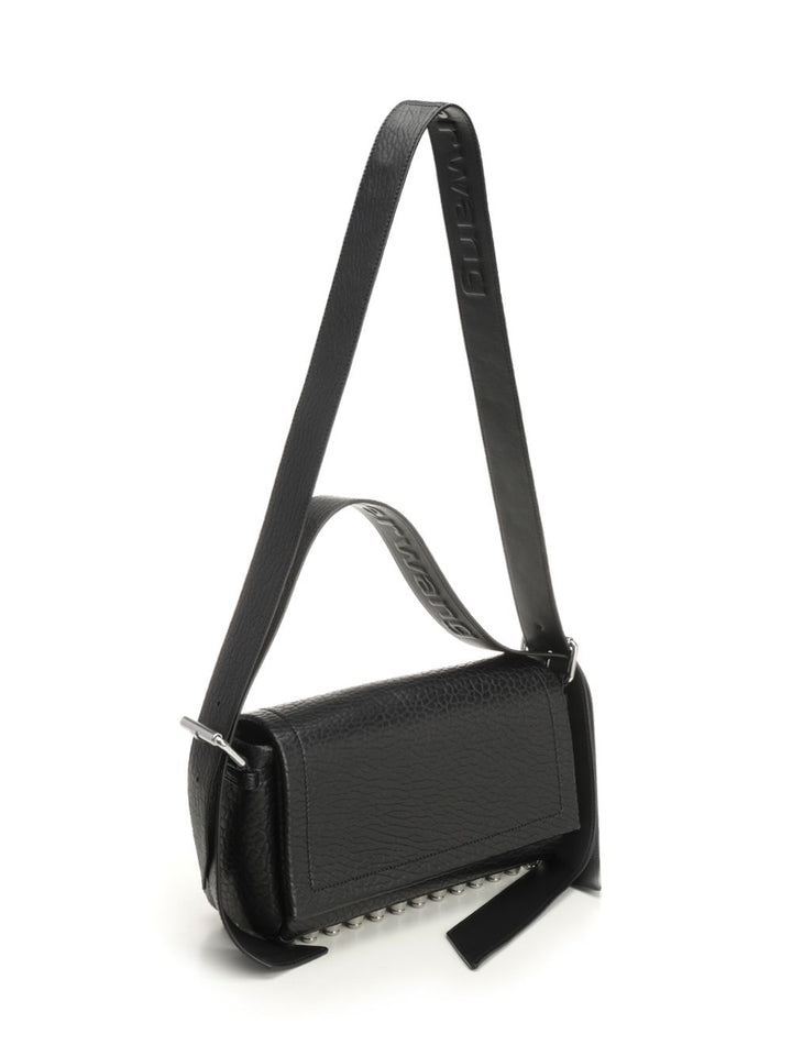 Alexander Wang Ricco Medium Flap Bag Crossbody Bags - Black | e6a649723d62172246ee3ca76cf7fa412919ac3a