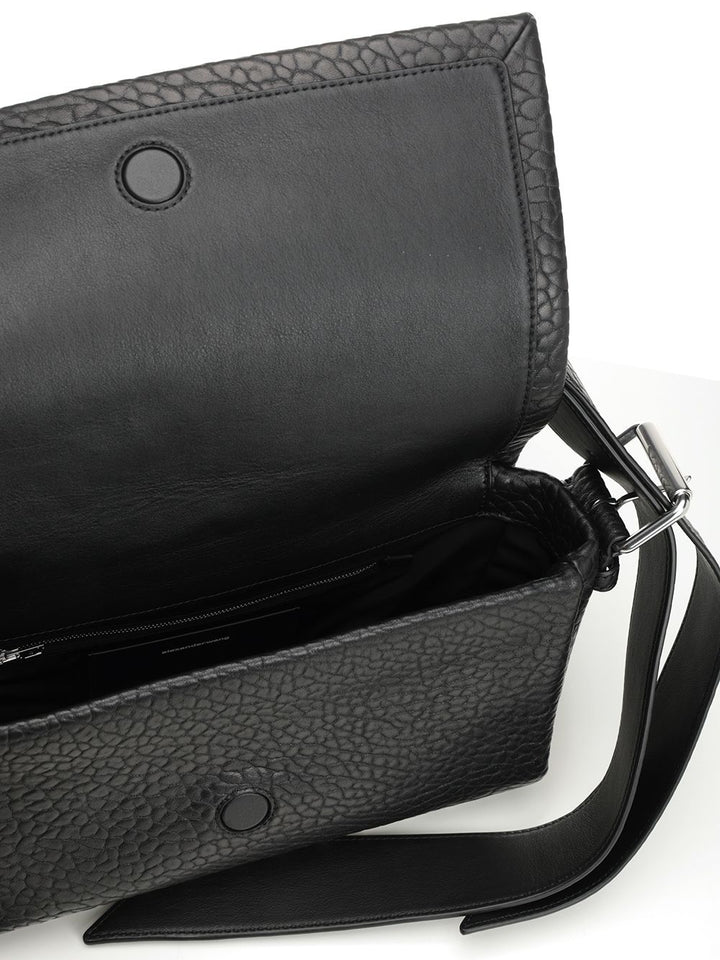 Alexander Wang Ricco Medium Flap Bag Crossbody Bags - Black | 0dcd9fa9eaac0313e5cd4a5c09247a067cc3bb3b