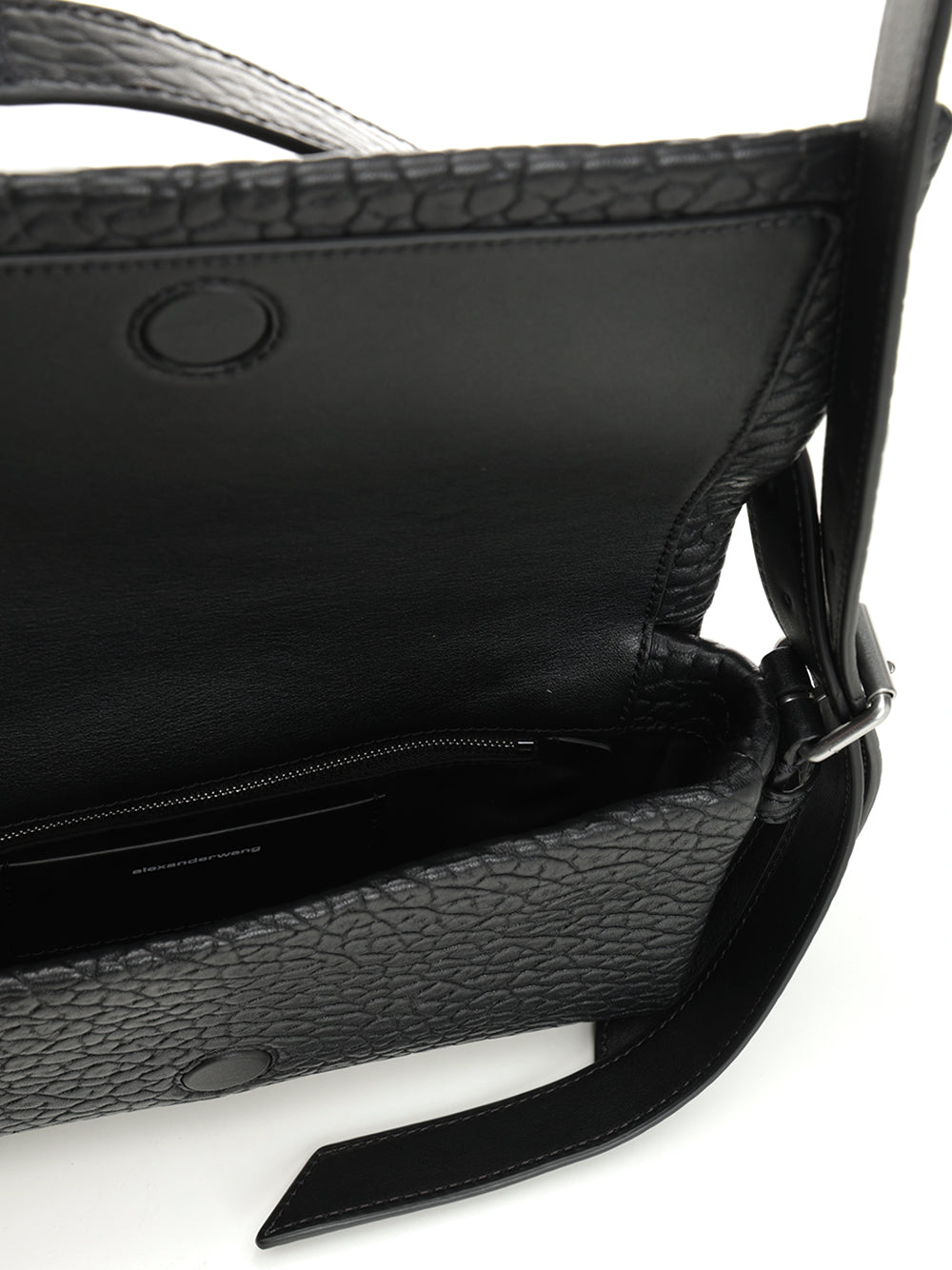 Alexander Wang Slim Ricco Flap Bag Crossbody Bags - Black | 4a0f5d19fdb97c09bbf0c7bf6da8d0fe06663c06