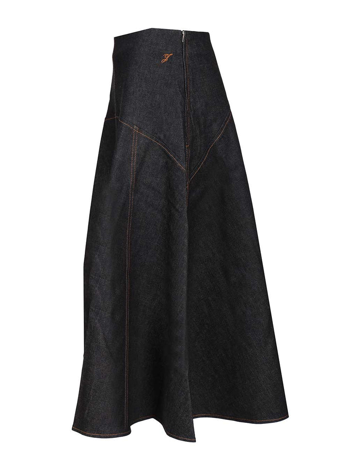 Jacquemus Triangle Skirt Skirts - Blue | 4d560d8679147d0b05d072ee1cdebfb6ee13d8e2