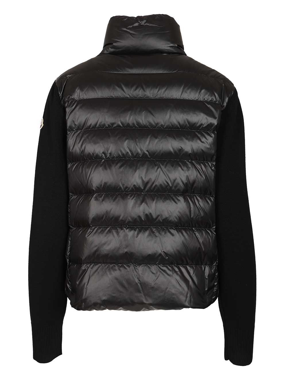 Moncler Padded Cardigan With Zip Knitwear - Black | a0c5a0e9997c92e9321bce8675dde5e176a78af4