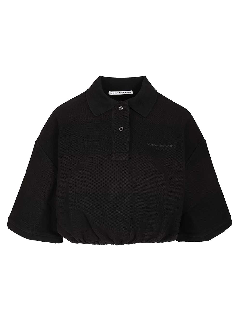 Alexander Wang Deconstructed Polo Shirt Shirts - Black | d09a949b18afd89b288b1913a52c90f0560761b5