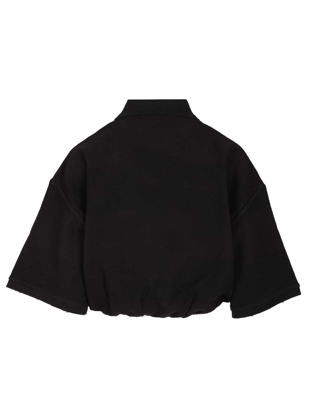 Alexander Wang Deconstructed Polo Shirt Shirts - Black | f26a0786384370d5a4830186ef21fa76adf2c7cd