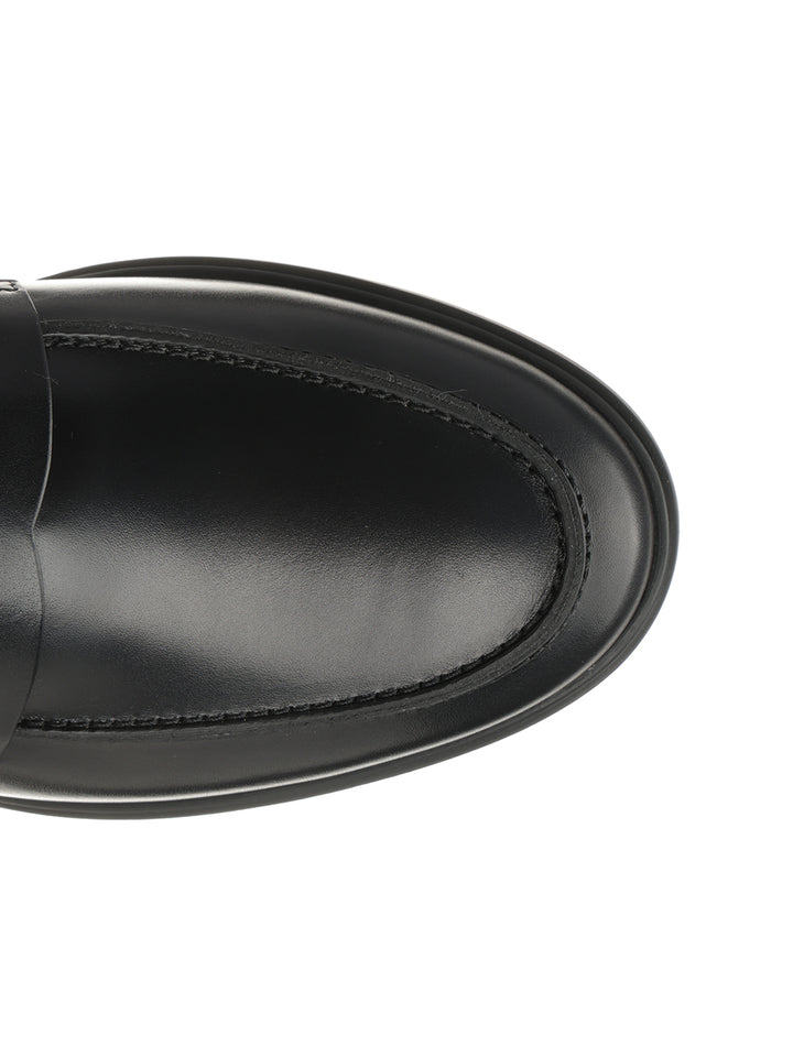 Tod'S Leather Moccasin Loafers - Black | 29e13d06527ba1df0cc9c6ed2b26254dfa2305dd