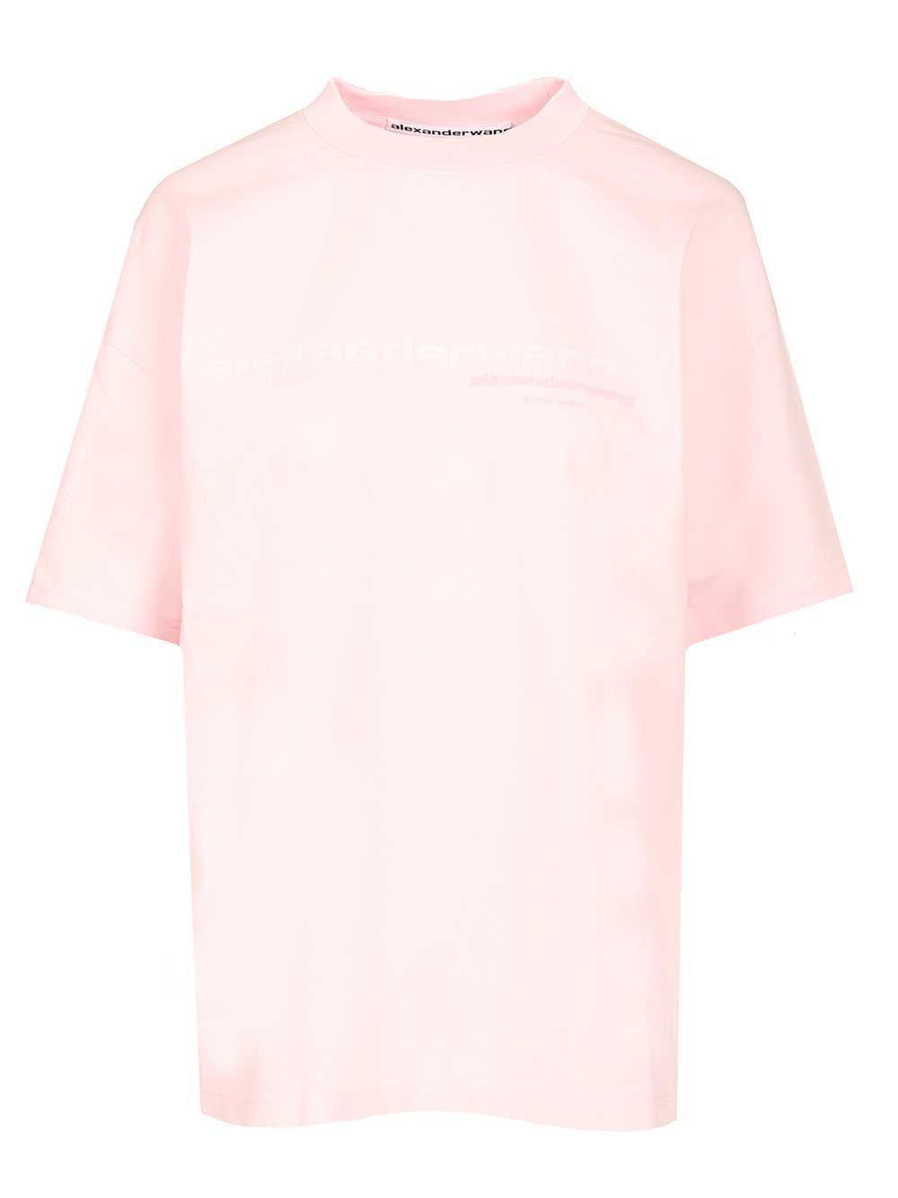 Alexander Wang Cotton T-Shirt - Rose | 3ff4a5950a57a1ff37eb21dcb126ea7fa65b57ea