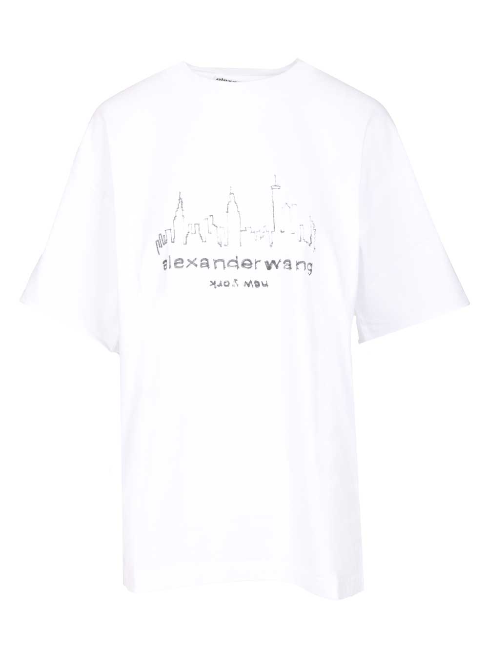 Alexander Wang New York T-Shirt - White | c4729ebf509152ad179e9d7110ad009065e78a0d