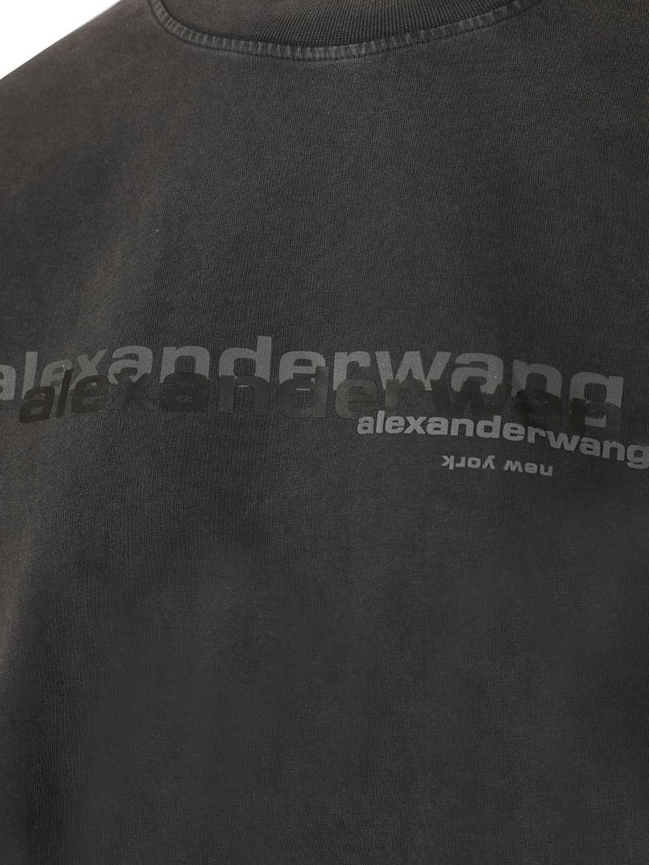 Alexander Wang Cotton T-Shirt - Black | 953b43636bfe24724aa004b0e3e98e358c399b29