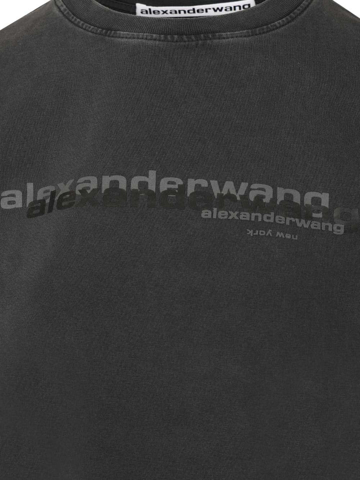 Alexander Wang Cotton T-Shirt - Black | dcc0cd13d8a4ba32dcb18174a7fd8b1f22a47bfd