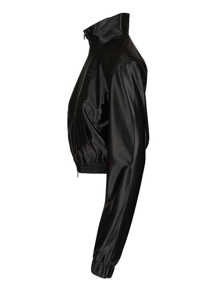 Alexander Wang Zip-Up Hoodie Sweatshirts - Black | 26b78eb1b1daa4f4be8536c822192a13ee2a5019