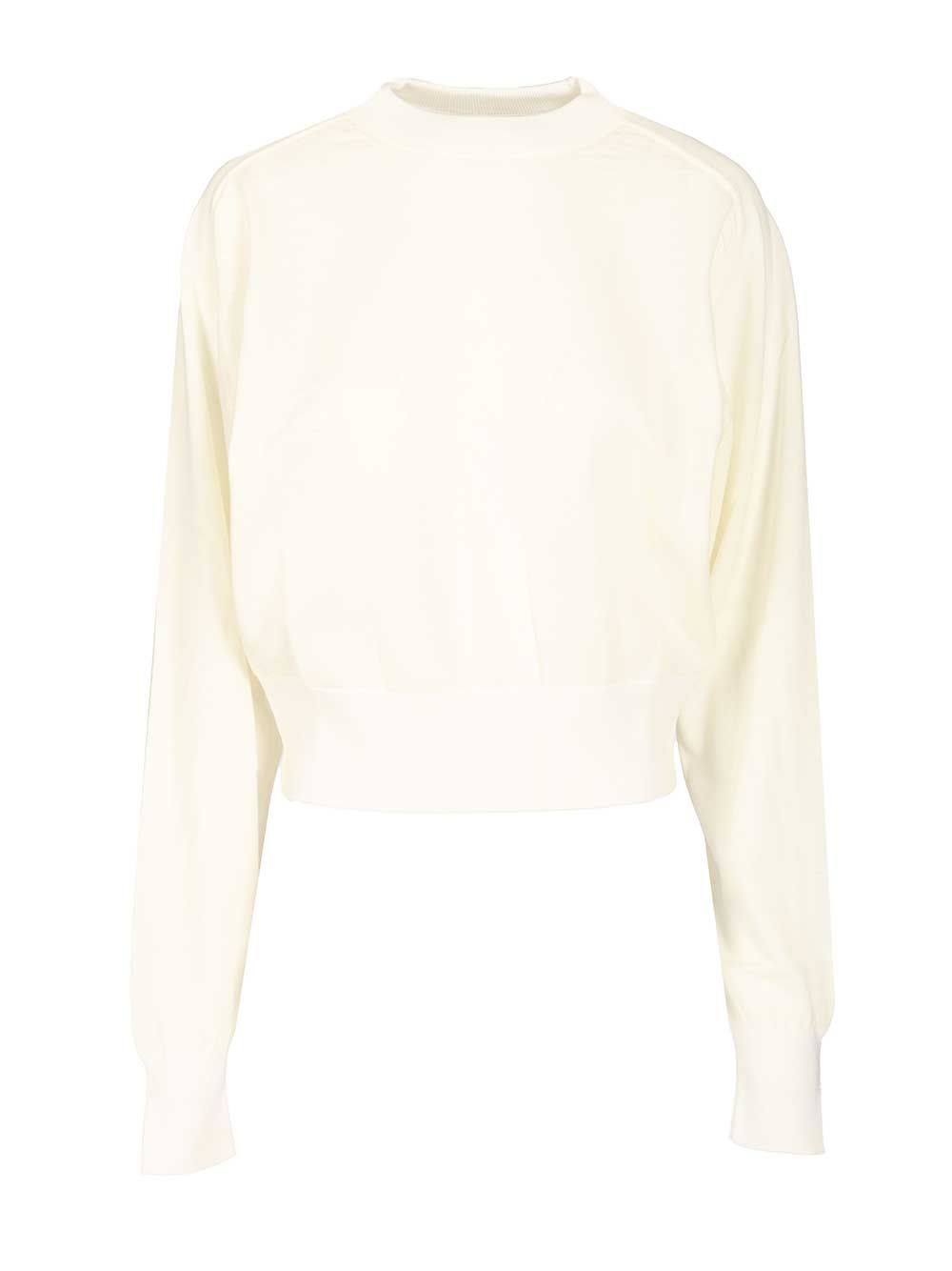 Jacquemus Embroidered Sweater Knitwear - White | 228c1e70bf483f8740df670f77b17910eaba41fd