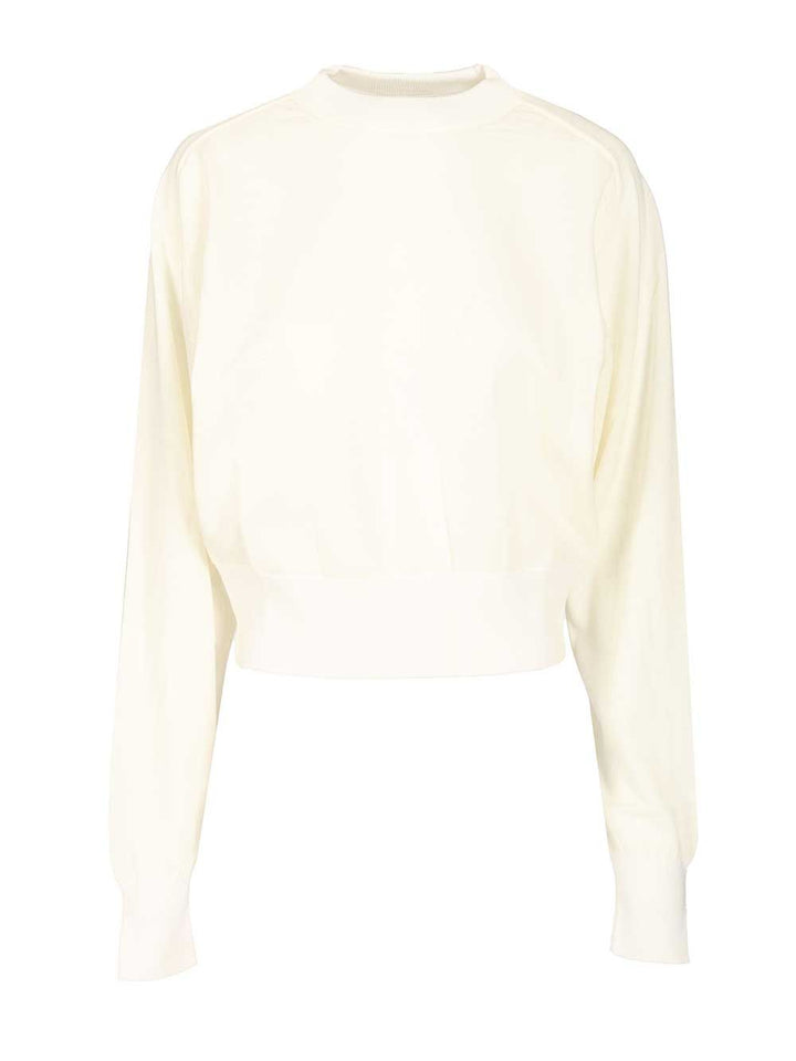 Jacquemus Embroidered Sweater Knitwear - White | 228c1e70bf483f8740df670f77b17910eaba41fd