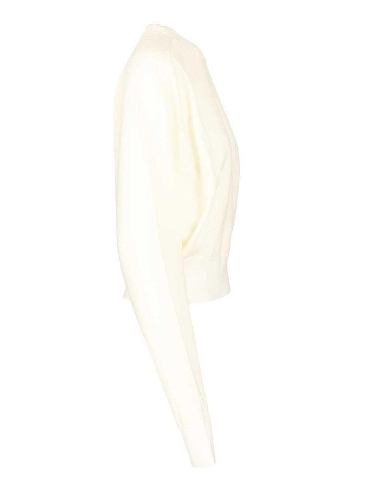 Jacquemus Embroidered Sweater Knitwear - White | 0dd399c95f680783b60511bf4c9d9a7cefc103dd